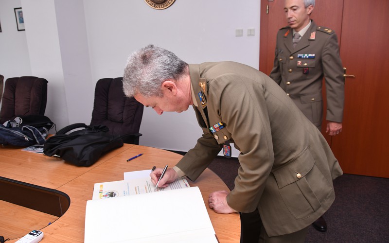 Visit from the Training Command and Application School of the Army – Italy, July 13th 2022