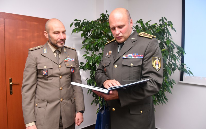 Visit from the Training Command and Application School of the Army – Italy, July 13th 2022