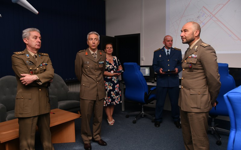 Visit from the Training Command and Application School of the Army – Italy, July 13th 2022