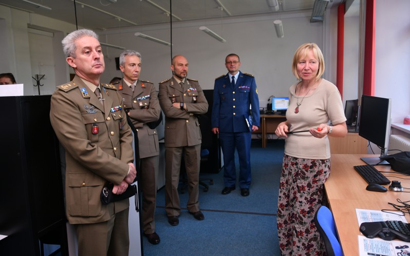 Visit from the Training Command and Application School of the Army – Italy, July 13th 2022