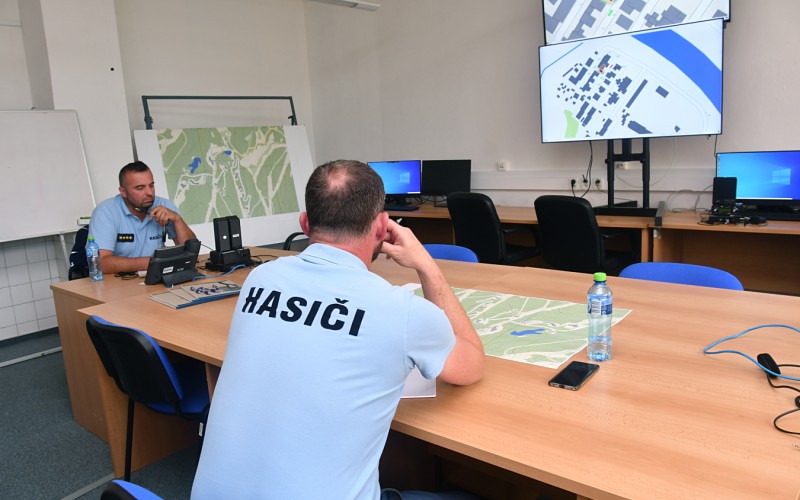 Hasičský zbor cvičil v AOS, 18. 07. 2022