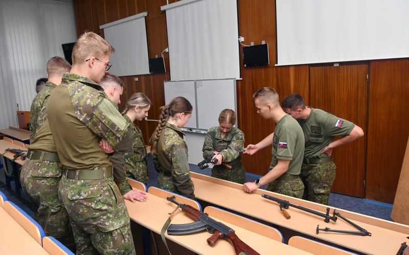 Field training of 1st year cadets, July 18th 2022