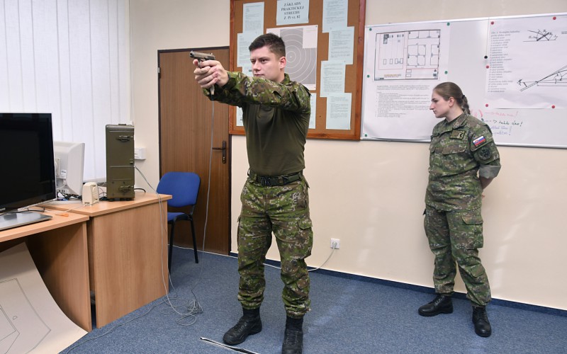 Field training of 1st year cadets, July 18th 2022