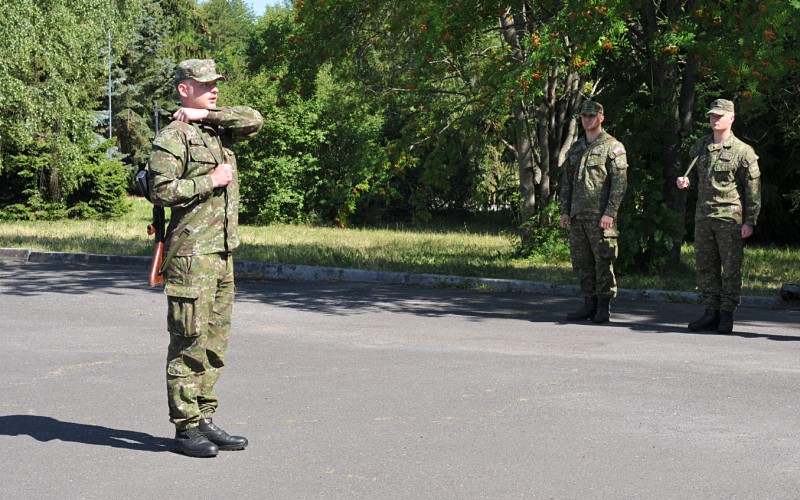 Field training of 1st year cadets, July 18th 2022