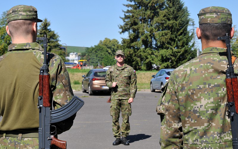 Field training of 1st year cadets, July 18th 2022