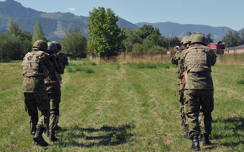 Field training of 1st year cadets, July 18th 2022