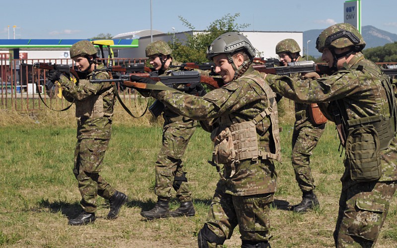 Field training of 1st year cadets, July 18th 2022