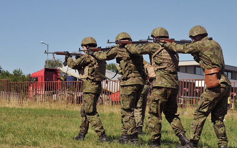 Field training of 1st year cadets, July 18th 2022