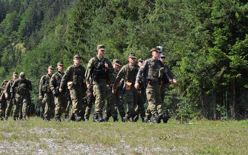 Field training of 1st year cadets, July 18th 2022