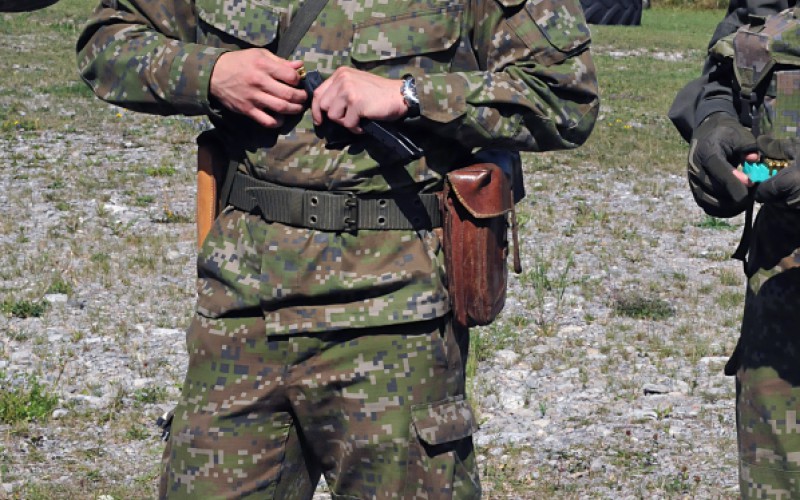 Field training of 1st year cadets, July 18th 2022