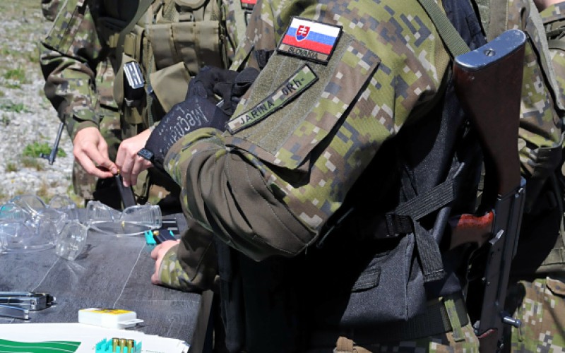 Field training of 1st year cadets, July 18th 2022