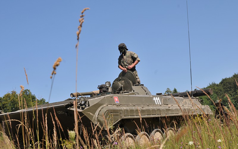 Field training of 3rd year cadets, Kamenica nad Cirochou, July 21st 2022