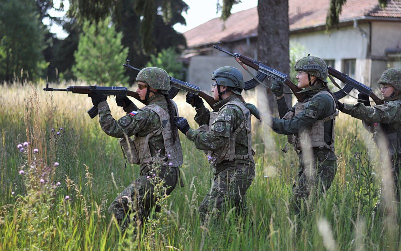 Field training of 2nd year cadets, July 22nd 2022