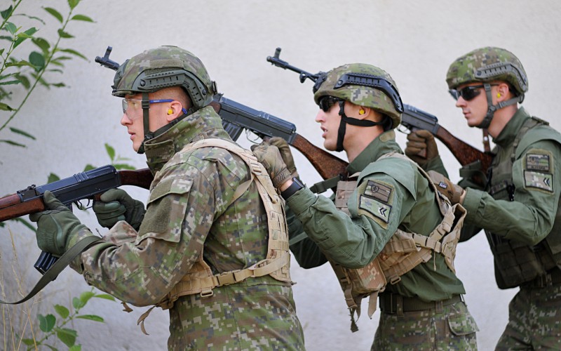 Field training of 2nd year cadets, July 22nd 2022
