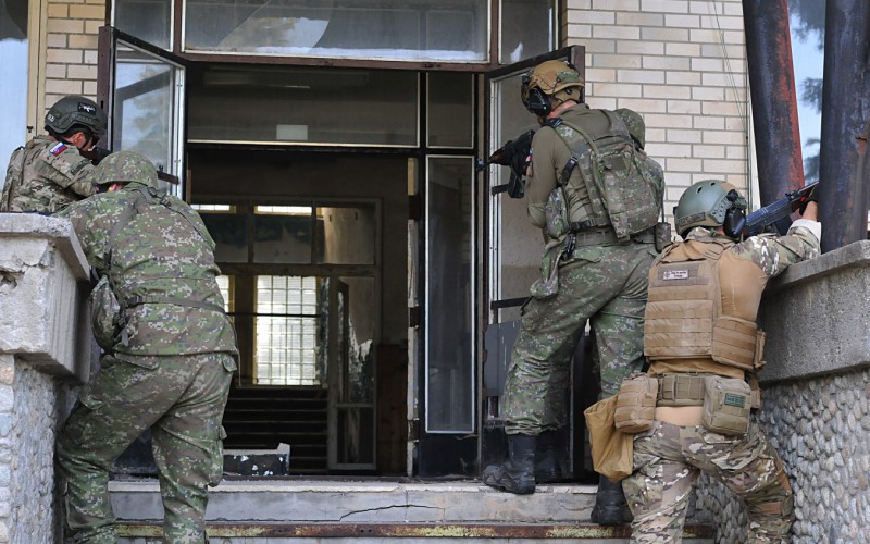 Field training of 2nd year cadets, July 22nd 2022