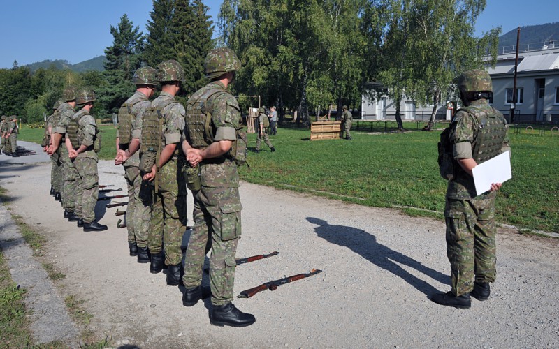 Basic training of cadets, Sučany, August 25th 2022