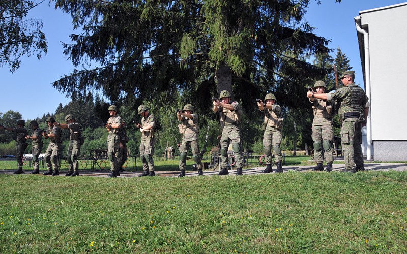 Basic training of cadets, Sučany, August 25th 2022