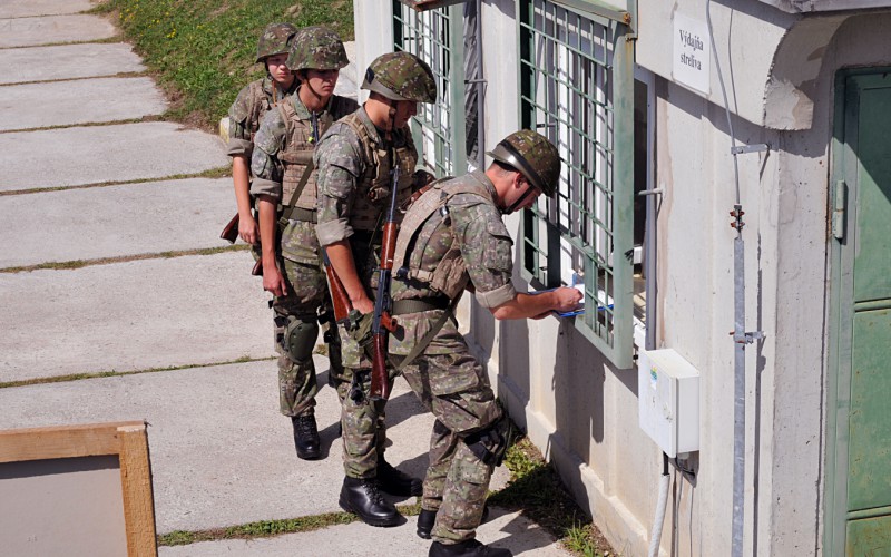 Basic training of cadets, Sučany, August 25th 2022