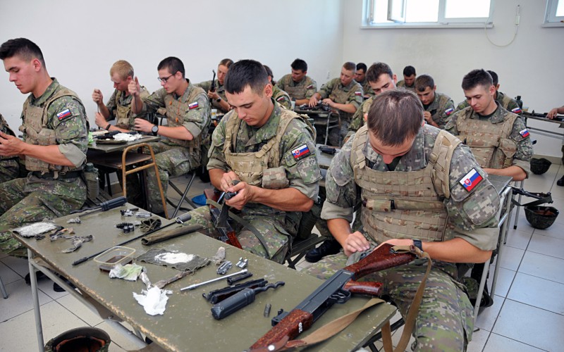 Basic training of cadets, Sučany, August 25th 2022