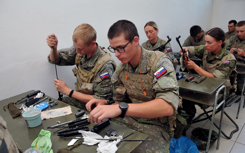 Basic training of cadets, Sučany, August 25th 2022