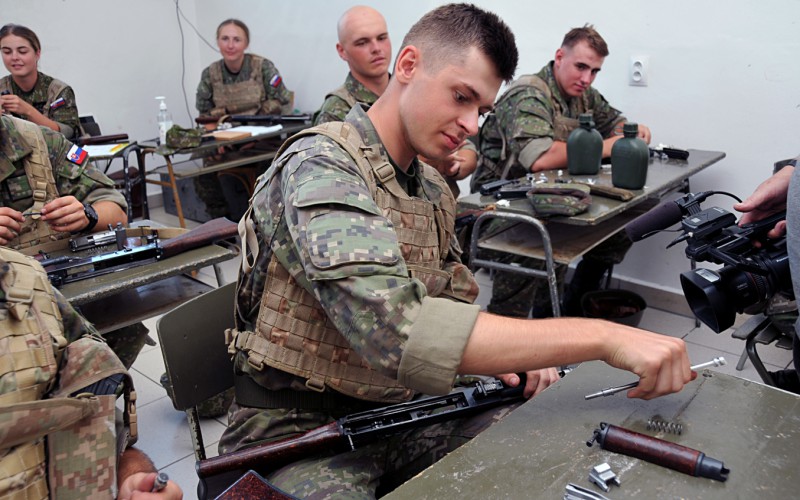 Basic training of cadets, Sučany, August 25th 2022