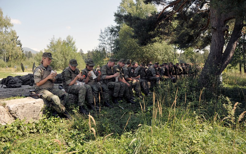 Basic training of cadets, Sučany, August 25th 2022