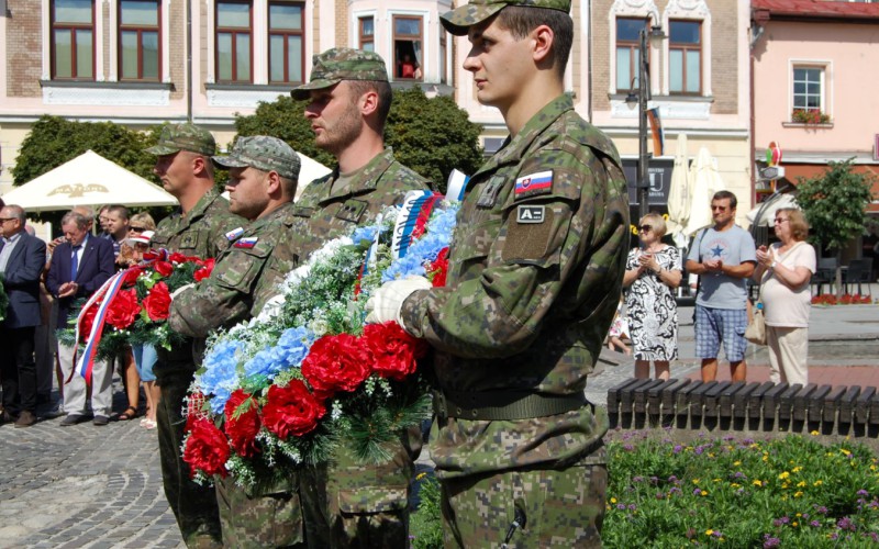 We commemorated the 78th anniversary of the outbreak of SNP („Slovak National Uprising“)
