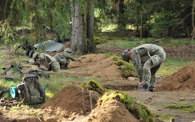 Field training of the 2nd year cadets, October 21st 2022