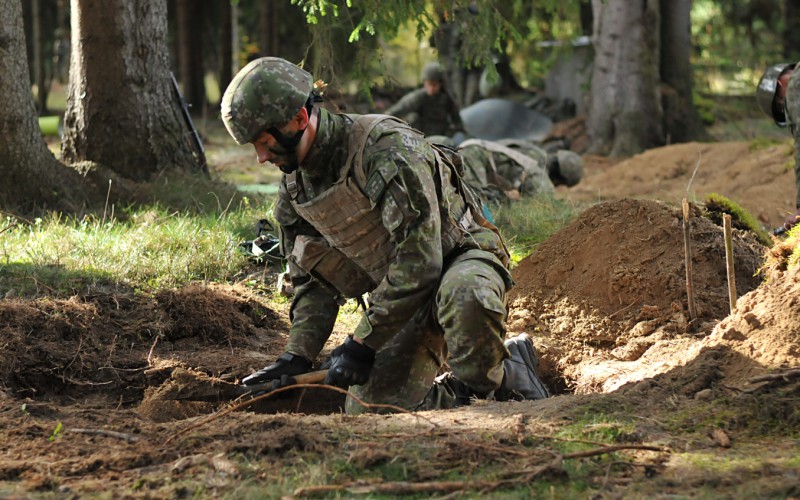 Field training of the 2nd year cadets, October 21st 2022