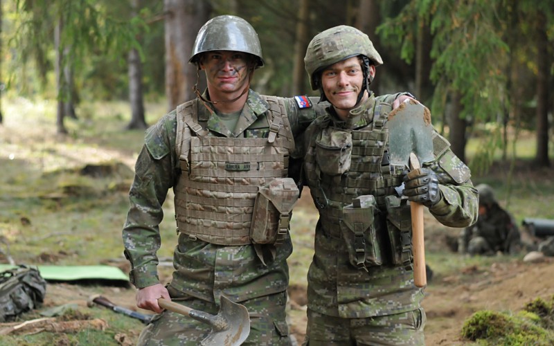 Field training of the 2nd year cadets, October 21st 2022