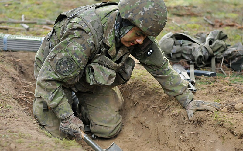 Field training of the 2nd year cadets, October 21st 2022