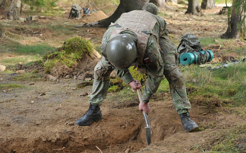 Field training of the 2nd year cadets, October 21st 2022