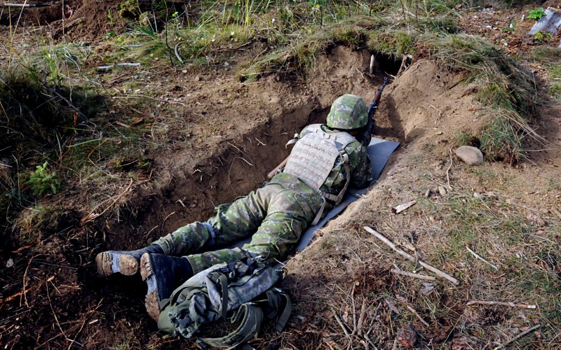 Field training of the 2nd year cadets, October 21st 2022