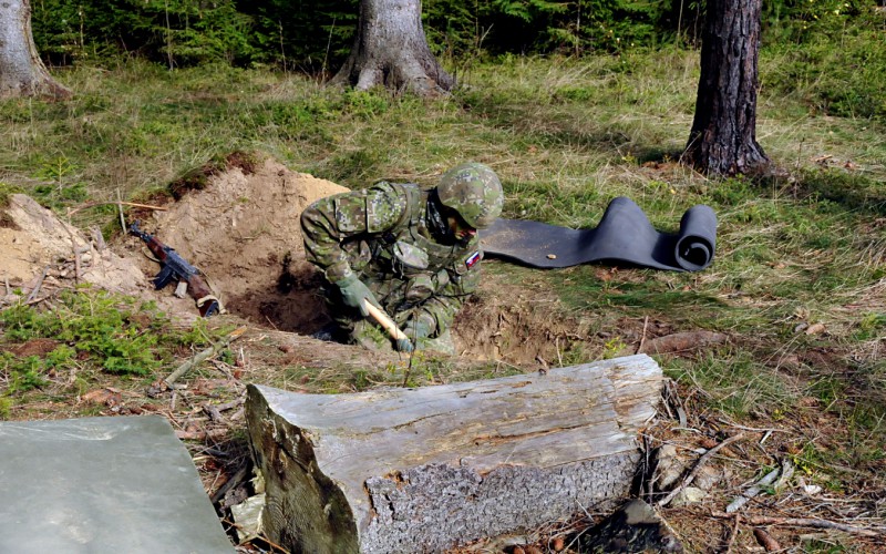 Field training of the 2nd year cadets, October 21st 2022