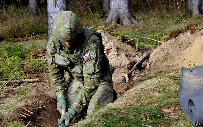 Field training of the 2nd year cadets, October 21st 2022