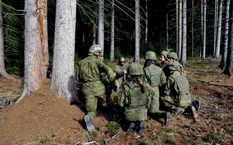 Field training of the 2nd year cadets, October 21st 2022