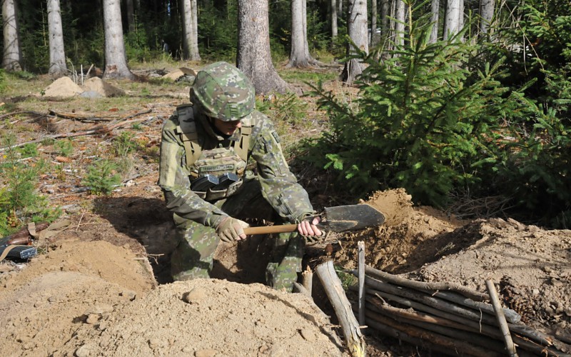 Field training of the 2nd year cadets, October 21st 2022