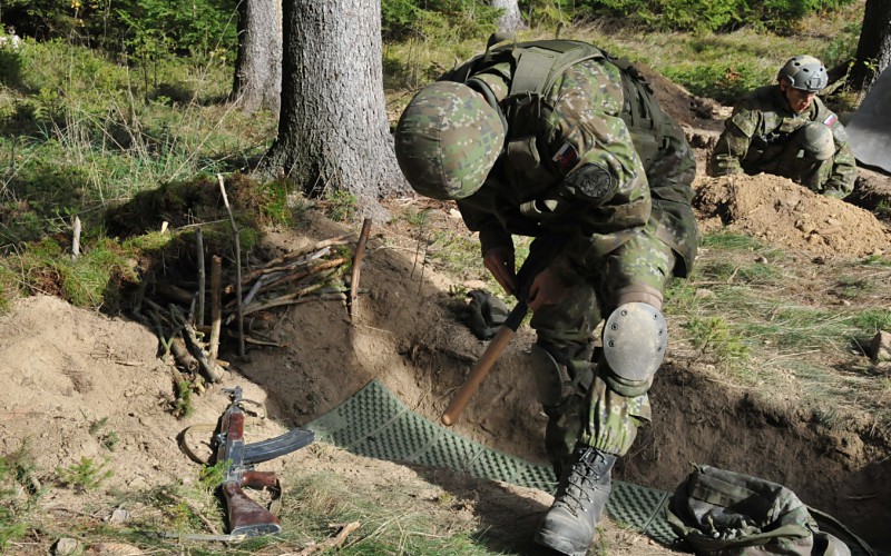 Field training of the 2nd year cadets, October 21st 2022
