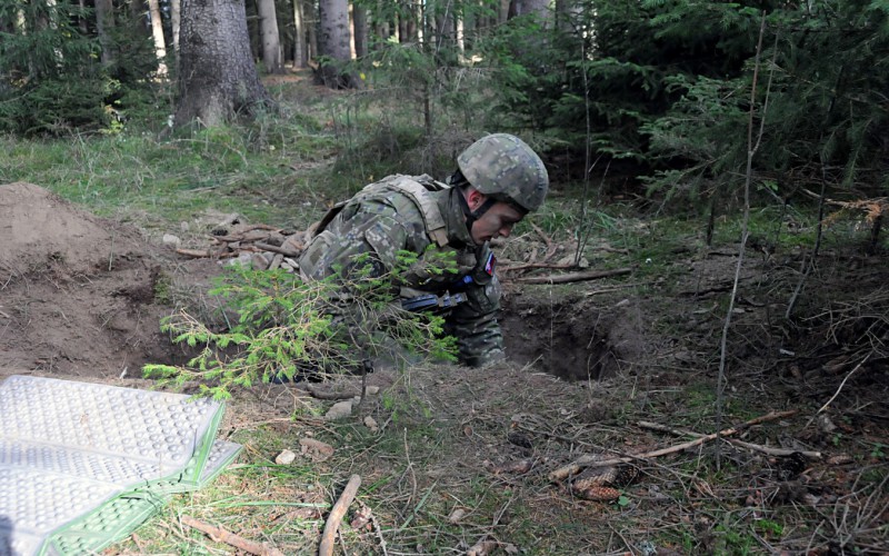 Field training of the 2nd year cadets, October 21st 2022