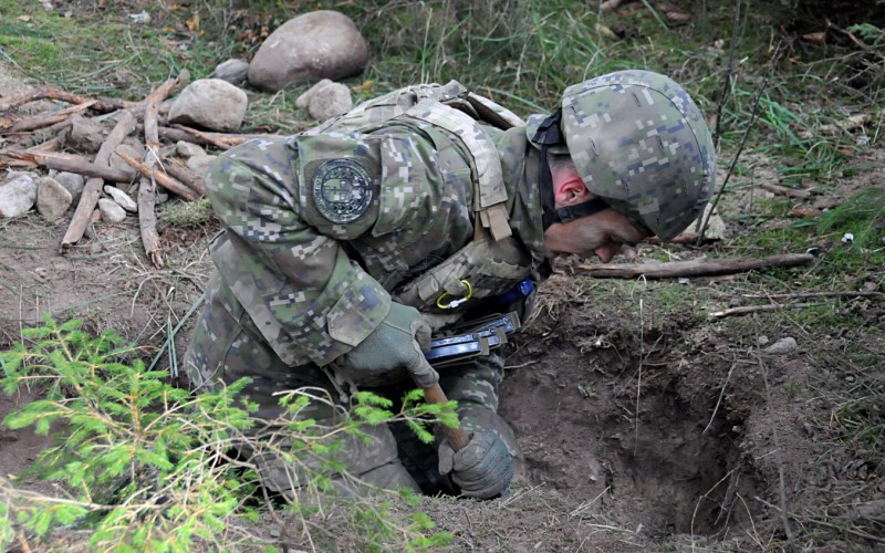 Field training of the 2nd year cadets, October 21st 2022