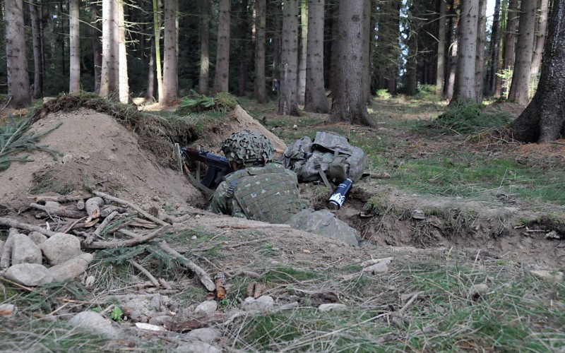 Field training of the 2nd year cadets, October 21st 2022
