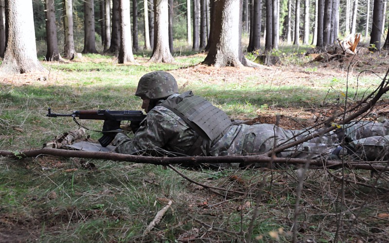 Field training of the 2nd year cadets, October 21st 2022