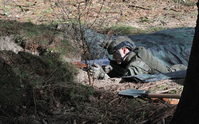Field training of the 2nd year cadets, October 21st 2022
