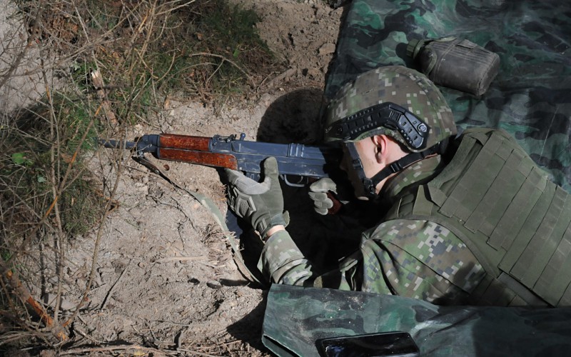 Field training of the 2nd year cadets, October 21st 2022