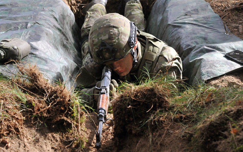 Field training of the 2nd year cadets, October 21st 2022