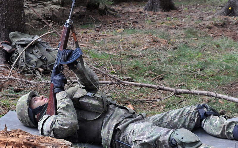 Field training of the 2nd year cadets, October 21st 2022