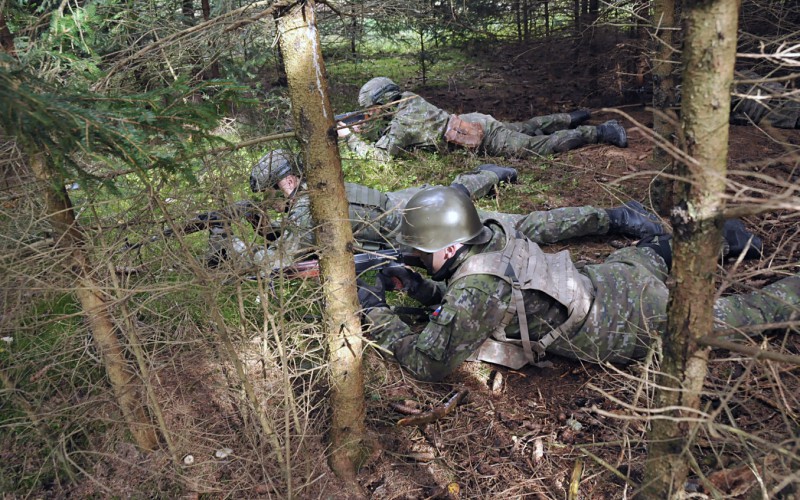 Field training of the 2nd year cadets, October 21st 2022