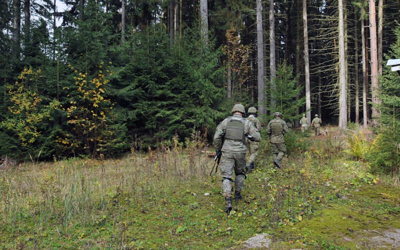 Field training of the 2nd year cadets, October 21st 2022