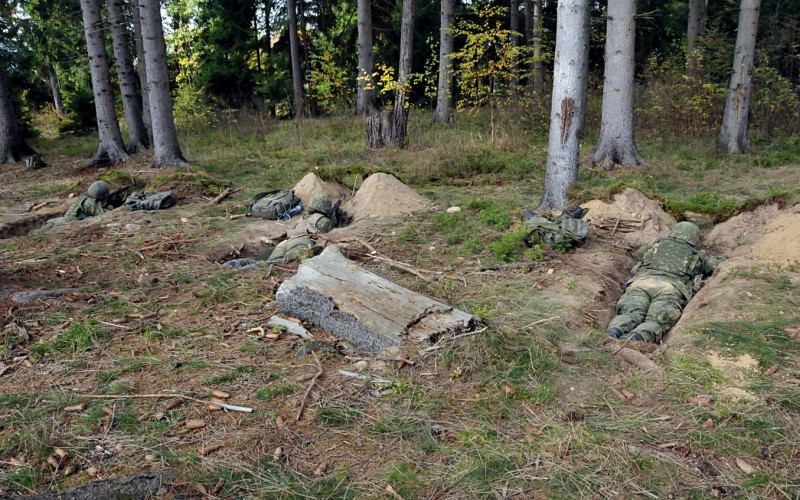 Field training of the 2nd year cadets, October 21st 2022