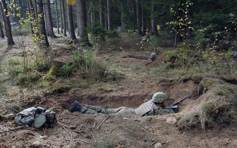 Field training of the 2nd year cadets, October 21st 2022